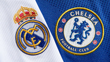The Real Madrid and Chelsea Club Badges