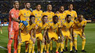 Tigres UANL previo a un partido ante los Pumas UNAM. Tigres UANL previo a un partido ante los Pumas UNAM.