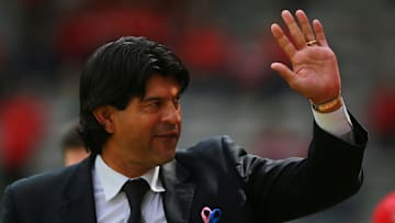 José Saturnino Cardozo en un partido entre Toluca y Puebla.