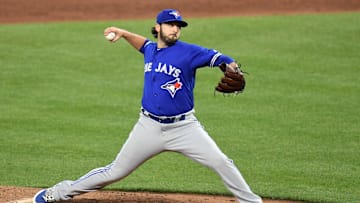 Former Toronto Blue Jays pitcher Mike Bolsinger vs the Baltimore Orioles