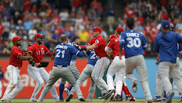 En el año 2016 fue la pelea entre Rougned Odor y José Bautista en Texas