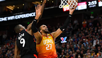Utah Jazz Rudy Gobert in final game before testing positive for Coronavirus