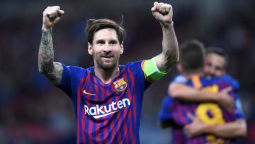 Messi celebrando gol