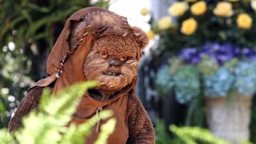 How Ewoks from 'Star Wars' look before their fur is put on is super creepy.
