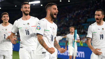L'Italie de Lorenzo Insigne (au centre) a envoyé un message à l'Europe face à la Turquie. 