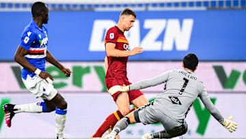 Dzeko contro Colley e Audero