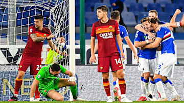 La gioia Samp dopo il gol di Silva