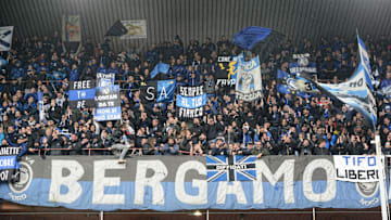 La tifoseria dell'Atalanta