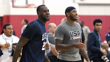 Anthony y James son dos de los mejores jugadores de la NBA