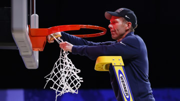 Mark Few cuts down the net as Gonzaga heads to the Final Four again.