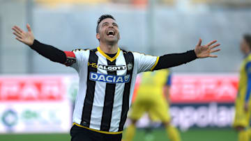 Antonio Di Natale con la maglia dell'Udinese