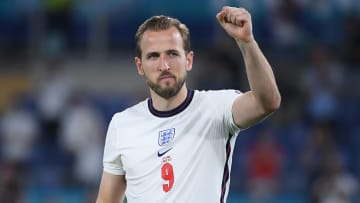 Harry Kane celebrando el pase a semifinales