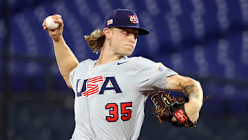 Shane Baz jugó con Estados Unidos en Tokio 2020