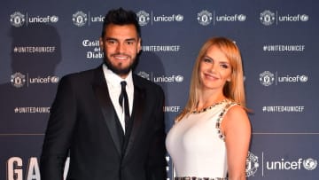 Sergio Romero con Eliana Guercio