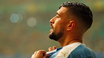 Com lesão de 'grau 1', Arrascaeta pode ficar fora dos gramados por até duas semanas. 