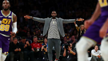 Utah Jazz v Los Angeles Lakers