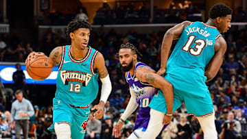 Ja Morant en el partido ante Utah Jazz