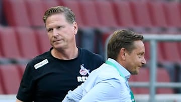 Markus Gisdol und Horst Heldt werden zum Auftakt leere Ränge vorfinden