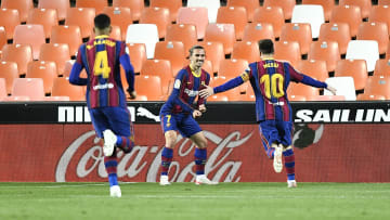 Antoine Griezmann and Lionel Messi inspired Barcelona to victory once more 