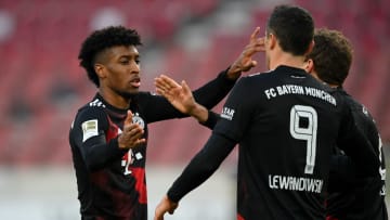 Derzeit der wichtigste Flügelspieler des FC Bayern: Kingsley Coman (l.)