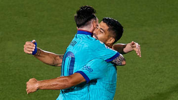 Leo Messi y su mejor socio, Luis Suárez