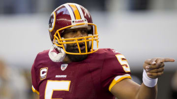 Donovan McNabb was traded to the Washington Redskins in 2010.