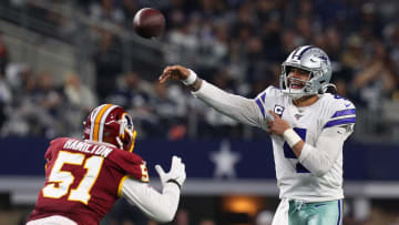 Dallas Cowboys quarterback Dak Prescott is hoping to land a new contract this offseason. 