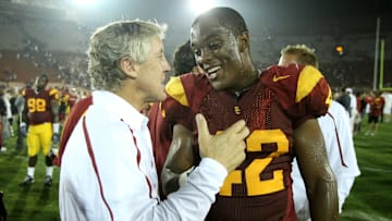 Former USC football head coach Pete Carroll.