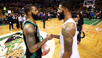 Markieff Morris says he'll live with twin brother Marcus now that they're both in Los Angeles.