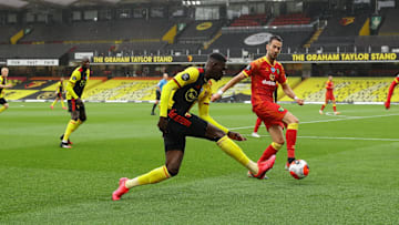 The Watford winger has been linked with a move to Liverpool The Watford winger has been linked with a move to Liverpool