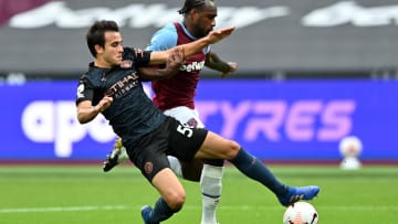 Eric García fue titular en el partido frente al West Ham