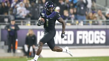 Reagor turning up field in a game vs. West Virginia