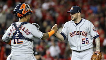 The catcher is returning to the Astros.