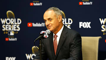 Major League Baseball Commissioner Rob Manfred at the World Series