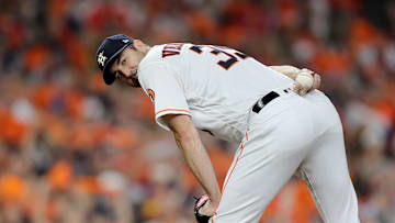 Justin Verlander pitching in World Series vs Nationals