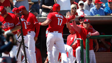 CLEARWATER, FL - MARCH 05: Rhys Hoskins