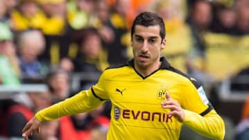 Henrikh Mkhitaryan of Borussia Dortmund during the Bundesliga match between Borussia Dortmund and VfL Wolfsburg on April 30, 2016 at the Signal Idun Park stadium in Dortmund, Germany.(Photo by VI Images via Getty Images)