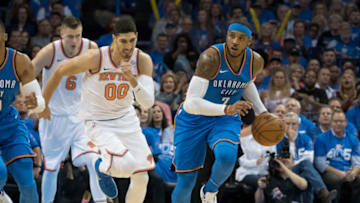 OKLAHOMA CITY, OK - OCTOBER 19: Carmelo Anthony
