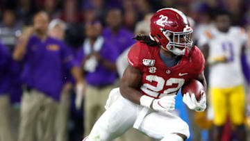 Najee Harris, Alabama Crimson Tide. (Photo by Todd Kirkland/Getty Images)
