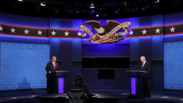 President Donald Trump (L) and Democratic presidential nominee Joe Biden (Photo by Chip Somodevilla/Getty Images)