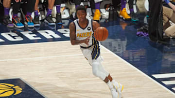 Edmond Sumner, Indiana Pacers (Photo by Jeff Haynes/NBAE via Getty Images)