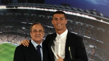 Real Madrid, Cristiano Ronaldo, Florentino Perez (Photo credit should read GERARD JULIEN/AFP via Getty Images)