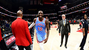 Taurean Prince #12 of the Atlanta Hawks (Photo by Scott Cunningham/NBAE via Getty Images)