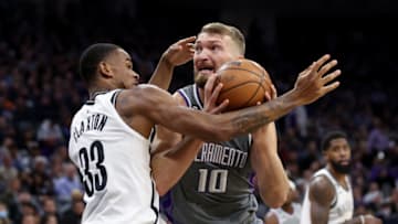 Domantas Sabonis #10 of the Sacramento Kings. (Photo by Ezra Shaw/Getty Images)