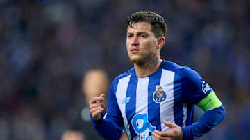 PORTO, PORTUGAL - MARCH 09: Otavio Edmilson da Silva of FC Porto looks on during the UEFA Europa League Round of 16 Leg One match between FC Porto and Olympique Lyon at Estadio do Dragao on March 09, 2022 in Porto, Portugal. (Photo by Jose Manuel Alvarez/Quality Sport Images/Getty Images)