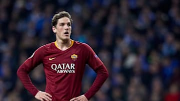 PORTO, PORTUGAL - MARCH 06: Nicolo Zaniolo of AS Roma reacts during the UEFA Champions League Round of 16 Second Leg match between FC Porto and AS Roma at Estadio do Dragao on March 06, 2019 in Porto, Portugal. (Photo by Quality Sport Images/Getty Images)