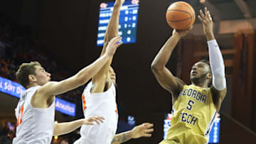CHARLOTTESVILLE, VA - FEBRUARY 21: Josh Okogie