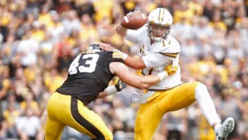 IOWA CITY, IOWA- SEPTEMBER 2: Quarterback Josh Allen