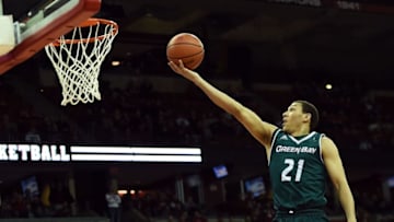 MADISON, WI - DECEMBER 14: Kameron Hankerson #21 of the Green Bay Phoenix takes a shot during the second half of a game against the Wisconsin Badgers at the Kohl Center on December 14, 2016 in Madison, Wisconsin. (Photo by Stacy Revere/Getty Images)
