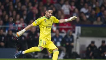 Kiko Casilla during the match between Atletico de Madrid and Real Madrid, week 12 of La Liga at Wanda Metropolitano stadium, Madrid, SPAIN - 18th November of 2017. (Photo by Jose Breton/NurPhoto via Getty Images)